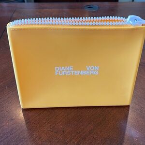 Diane Von Furstenberg (DVF) silicone clutch/cosmetic bag/swimsuit bag.